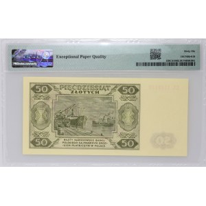 PRL, 50 zloty 1.07.1948, MODEL, EL series