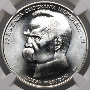 République populaire de Pologne, 50000 zloty 1988, Józef Piłsudski