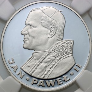 PRL, 100 zlotych 1982, Valcambi, John Paul II, mirror stamp