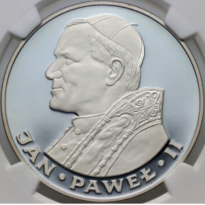 PRL, 200 zloty 1982, Valcambi, Giovanni Paolo II, francobollo a specchio