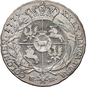 Stanislaw August Poniatowski, half-talar 1779 EB, Warsaw, Poland