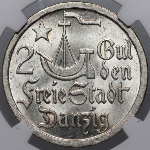 Free City of Danzig, 2 guilders 1923, Utrecht, Koga