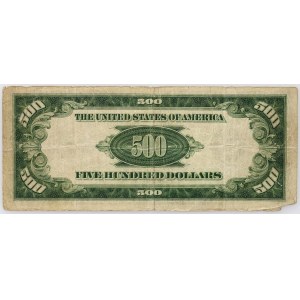 United States of America, 500 dollars 1934 B, New York
