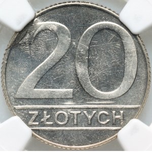 PRL, 20 zloty 1990, DESTRUKT