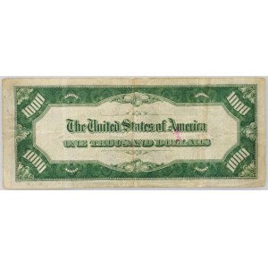 United States of America, 1000 dollars 1934 G, Chicago