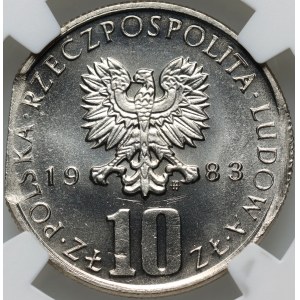 PRL, 10 zloty 1983, Bolesław Prus, Prooflike, DESTRUKT