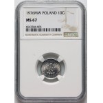 PRL, 10 pennies 1976