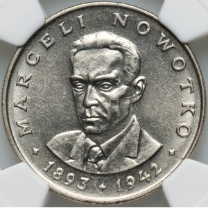 People's Republic of Poland, 20 zlotys 1974, Marceli Nowotko, SMALL EAGLE