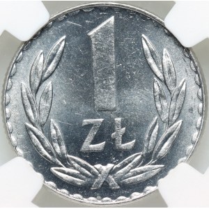 People's Republic of Poland, 1 zloty 1980, Prooflike