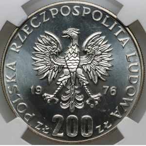 People's Republic of Poland, 200 zlotys 1976, Games of the XXI Olympiad