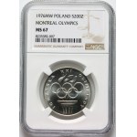 People's Republic of Poland, 200 zlotys 1976, Games of the XXI Olympiad