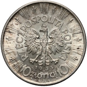 II RP, 10 zlotych 1935, Warsaw, Józef Piłsudski