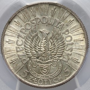 II RP, 5 zloty 1934, Varsavia, Józef Piłsudski, Aquila Strzelecki