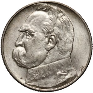 II RP, 10 zloty 1934, Varsavia, Józef Piłsudski, Aquila Strzelecki