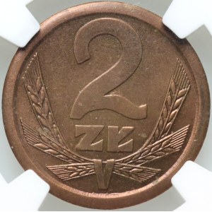 PRL, 2 zloty 1981, DESTRUKT