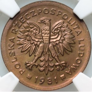 PRL, 2 zloty 1981, DESTRUKT