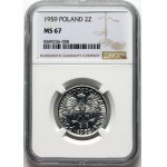 PRL, 2 zloty 1959, Berry
