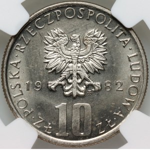 PRL, 10 zloty 1982, Bolesław Prus, PIERWSZY RAZ NA ONEBID
