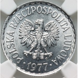 PRL, 1 zloty 1977