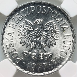 People's Republic of Poland, 1 zloty 1977