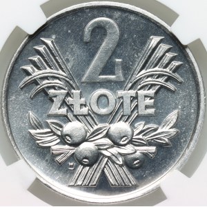 République populaire de Pologne, 2 zlotys 1970, Berry, Éprouvé