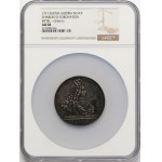 Slesia, medaglia di incoronazione del 1711, Incoronazione di Carlo VI, Breslavia, di Jan Kittel