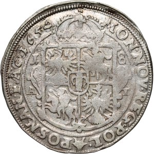 Jan II Kazimierz, ort 1654 AT, Poznań