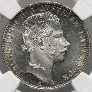 Austria, Franz Joseph I, Florin 1859 A, Vienna