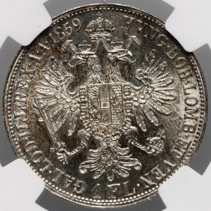 Austria, Franz Joseph I, Florin 1859 A, Vienna