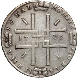 Russie, Pierre Ier, rouble 1723 OK, Krasnyj Dvor (Moscou)