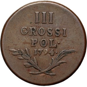 Galicia and Lodomeria, 3 pennies 1794, Vienna