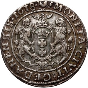 Zygmunt III Waza, ort 1618, Gdańsk