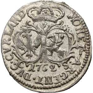 Courland, Charles Krystian of Saxony, 1762 CHS penny, Mitava