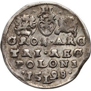 Sigismund III Vasa, trojak 1598, Lublin