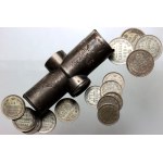Russia, silver coin organizer/cash box, coins included