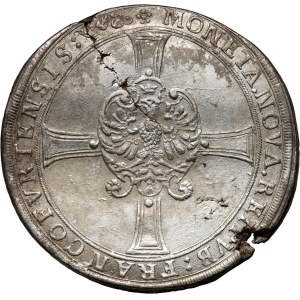 Niemcy, Frankfurt, talar 1634 AE, z tytulaturą Ferdynanda II