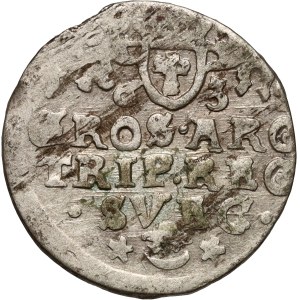 Gustav II Adolf, Elbląg under Swedish occupation, trojak 1632