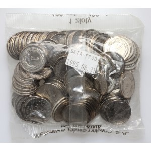 III RP, 100 x 1 zlotý 1995, bankové vrecko