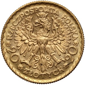 II RP, 20 zlotych 1925, Warsaw, Bolesław Chrobry