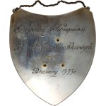 A guttergraph with a dedication to the Commander of Company 51 P.P. from Brzeżany
