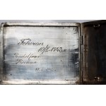PSZnZ, Tehran, engraved cigarette case with floral ornament and birds