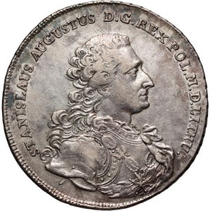 Stanislaw August Poniatowski, 1766 FS thaler, Warsaw, Armourer