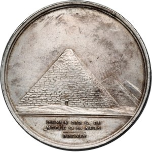 Francja, medal z 1798 roku, Napoleon Bonaparte, Podbój Dolnego Egiptu