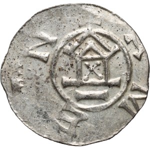 Germany, Saxony, Otto III 983-1002, Denar, AMEN type