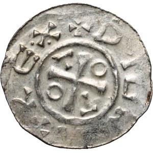 Germany, Saxony, Otto III 983-1002, Denar, AMEN type