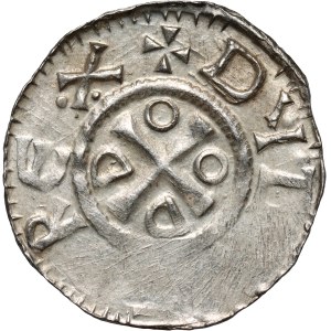 Germany, Saxony, Otto III 983-1002, Denar, AMEN type