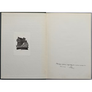 Marian Gumowski, Handbuch der polnischen Siegelkunde, with dedication by Gumowski