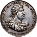 19th century, medal of 1883, John III Sobieski, 200th anniversary of the Siege of Vienna, Krakow