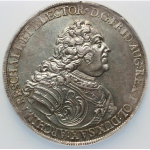 August III, curate's thaler 1740, Dresden