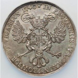 August III, curate's thaler 1740, Dresden